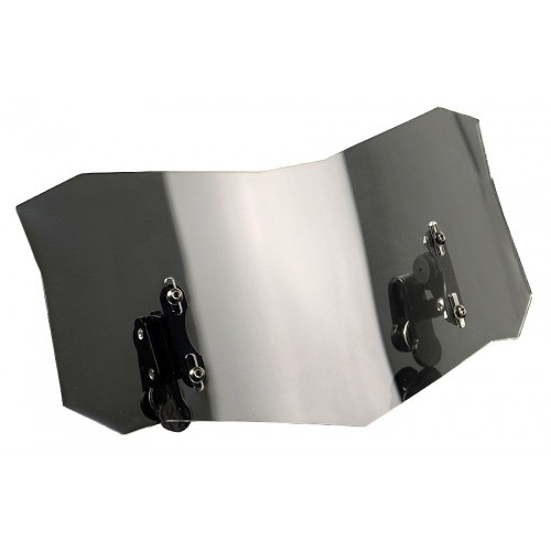   Universal motorcycle windscreen wind deflector   
  Extension of windshield for most types of motorcycles.  