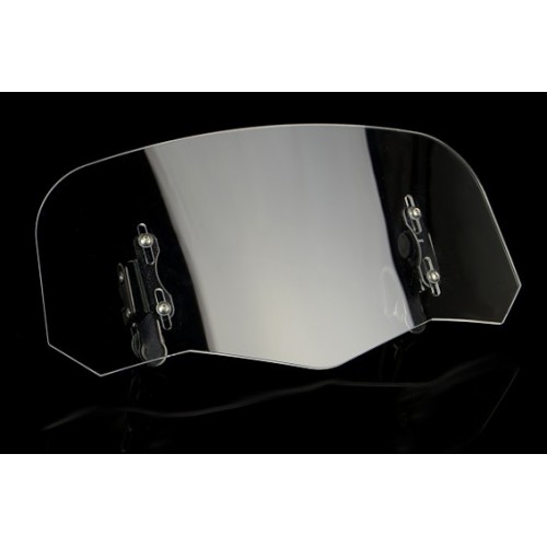   Universal motorcycle windscreen wind deflector   
  Extension of windshield for most types of motorcycles.  
