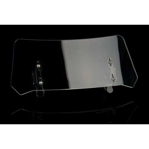   Universal motorcycle windscreen wind deflector / spoiler   
  Extension of windshield for most types of motorcycles.  