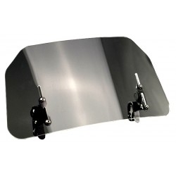   Universal motorcycle windscreen wind deflector   
  Extension of windshield for most types of motorcycles.   