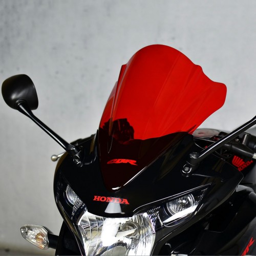 red racing screen sport windshield windscreen honda cbr 125 2011 2012 2013 2014 2015 2016 2017 2018