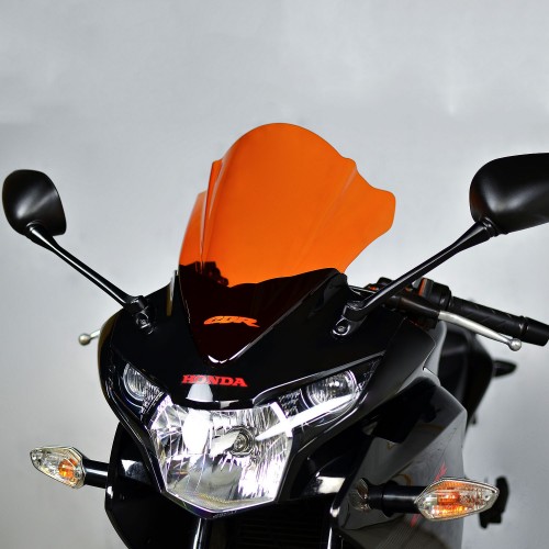 orange racing screen sport windshield windscreen honda cbr 1502011 2012 2013 2014 2015 2016 2017 2018
