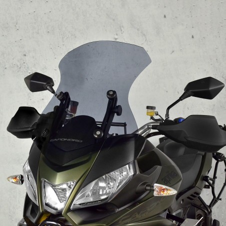 Motorbike Puig Windscreen Windshield Touring Vario Aprilia Caponord 1200 13-17 light smoke 