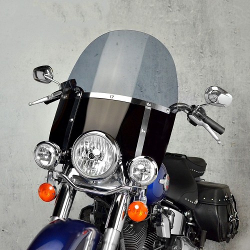   Motorcycle windshield / windscreen  
  HARLEY DAVIDSON FLSTC HERITAGE SOFTAIL CLASSIC  
  1999 / 2000 / 2001 / 2002 / 2003 / 2004 / 2005 / 2006  