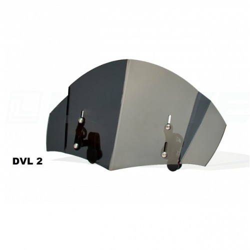   Universal motorcycle windscreen wind deflector  
   Extension of windshield for most types of motorcycles.  