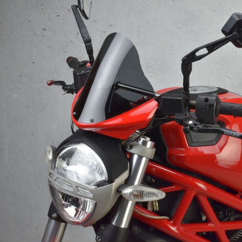 DUCATI MONSTER 796 2011 2012 2013 2014 - RACING SCREEN windscreen windshield DUCATI MONSTER 796 2011 2012 2013 2014 - RACING SCREEN windscreen windshield
