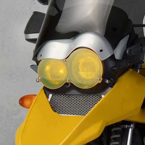 BMW R 1150 GS 1999-2003 - LAMP COVER / HEADLIGHT PROTECTION yellow