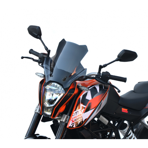   Pare-brise moto haute touring / saute-vent  
  KTM 390 DUKE   
   2013 / 2014 / 2015 / 2016    