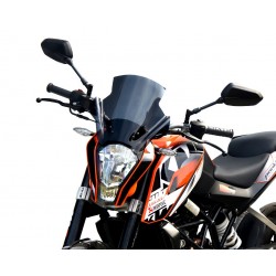   Touring parabrisas / pantalla de motocicleta  
  KTM 125 DUKE   
   2011 / 2012 / 2013 / 2014 / 2015 / 2016     